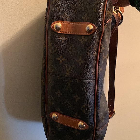 AUTH Louis Vuitton Tote bag Galliera PM Brown Monogram MI4028 On Sale Vintage LV - Picture 4 of 14